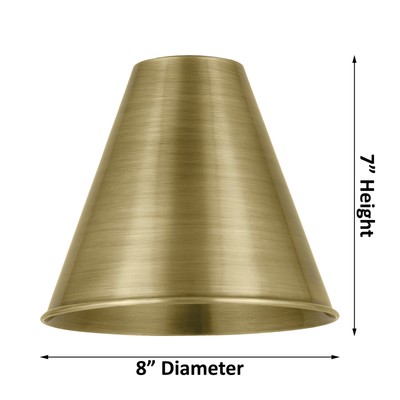 Innovations Lighting Ballston Cone - 1 Light 8'' Semi-Flush