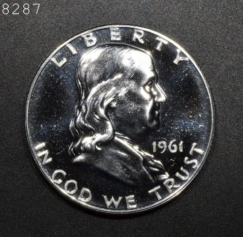 1961 Franklin Half Dollar "Gem Proof" *Free S/H After 1st Item*
