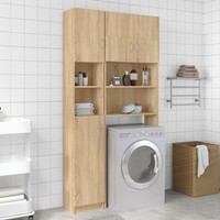 Badezimmerschrank Hochschrank Badschrank BadmöBel Schrank Regal Holzwerkstoff