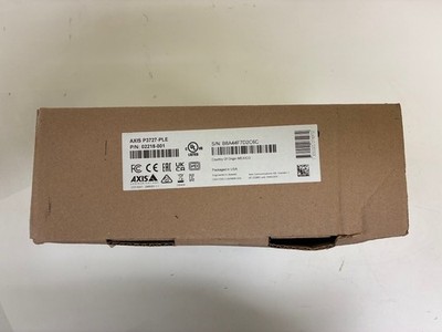 AXIS P3727-PLE Panoramic Camera Brand New Factory Packaged: Opened for pictures