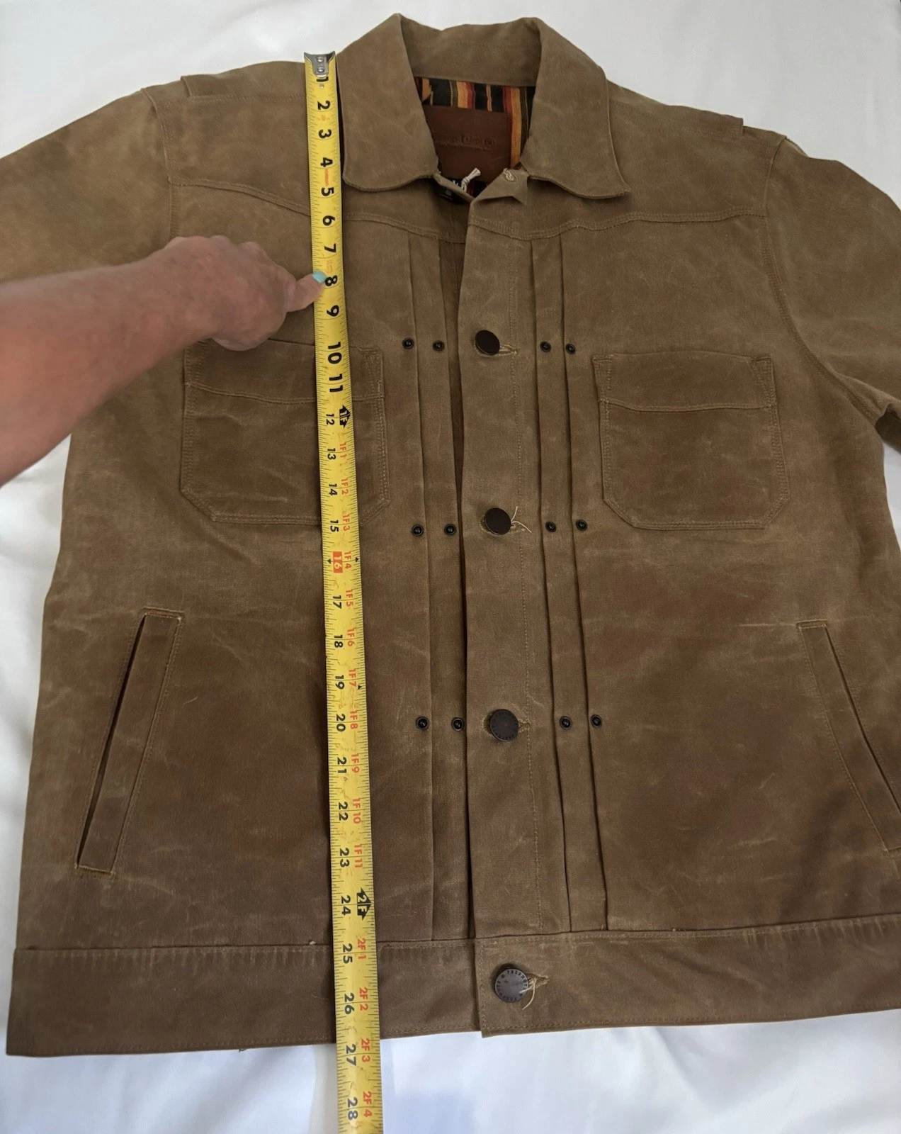 Freenote Cloth RJ-1 Riders Jacket Rust Brown L NWT Yellowstone Kayce Dutton USA - product detail image 15