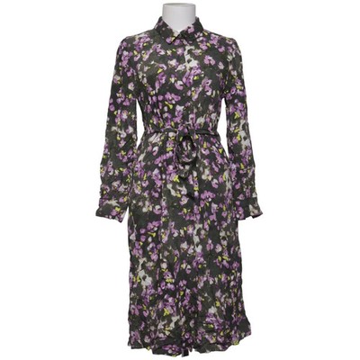B.Young, Blusenkleid, Größe: 38, Schwarz/Lila/Mehrfarbig, Blumen, Damen #jYc