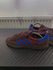 adidas handball spezial burgundy size uk 9.5 vgc