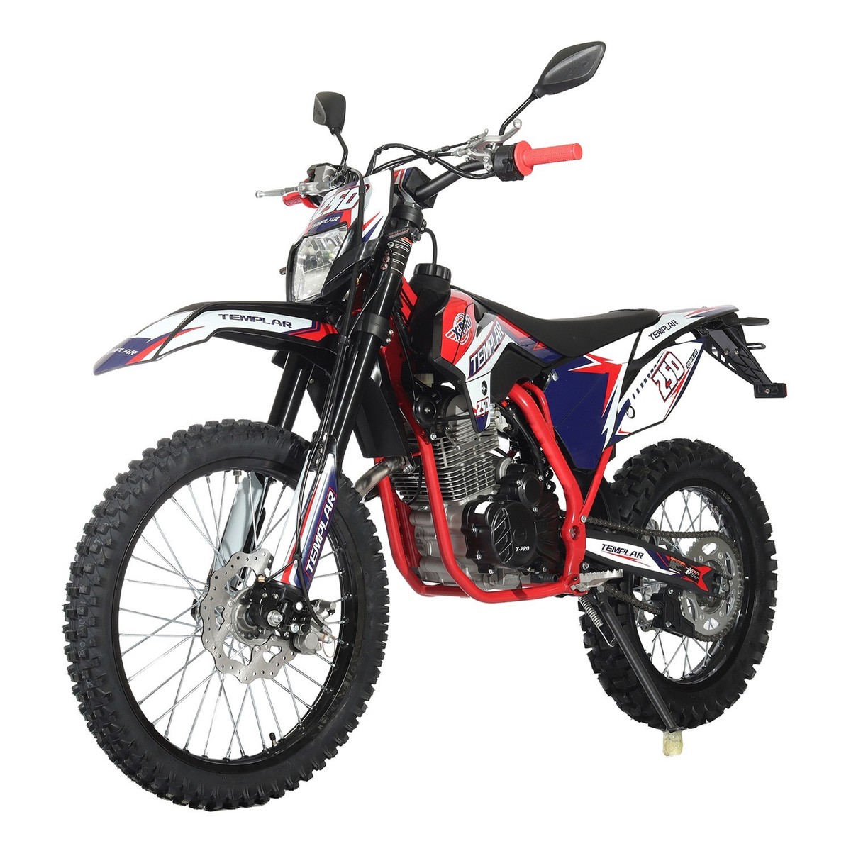 X-PRO TEMPLAR 250cc Dirt Bike Pit Bike Gas Off Road 5-Speed Manual