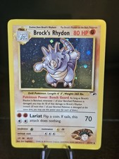 Wizards of the Coast Pokemon TCG Brock's Rhydon Gym Heroes 2/132 Holo Rare on eBay