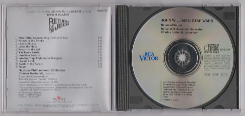 John Williams: Star Wars - Return of the Jedi / Charles Gerhardt / CD neuwertig - Bild 3 von 3