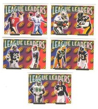 1993 TOPPS GOLD Football League Leaders 5 subset