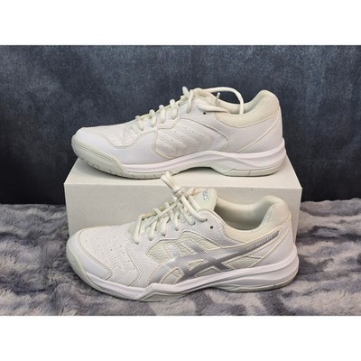 ASICS Gel-Dedicate 6 Tennis Shoes White Silver Athletic Women 9.5
