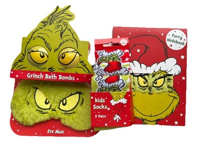 Dr. Seuss The Grinch Kids Kinder Apfel Duft Badebomben Fizzers Geschenkset