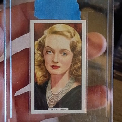 Gallaher Ltd Bette Davis My Favourite Part Series 46 Vintage Tobacco Card