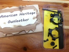 #420069 BURRIS Custom .22 Deluxe Steel Scope Rings - 1" Rise Matte - Quik Detach