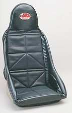 Jaz Drag Race Black Vinyl Race Seat Cover Jaz Drag Race Black Vinyl Race Seat Cover