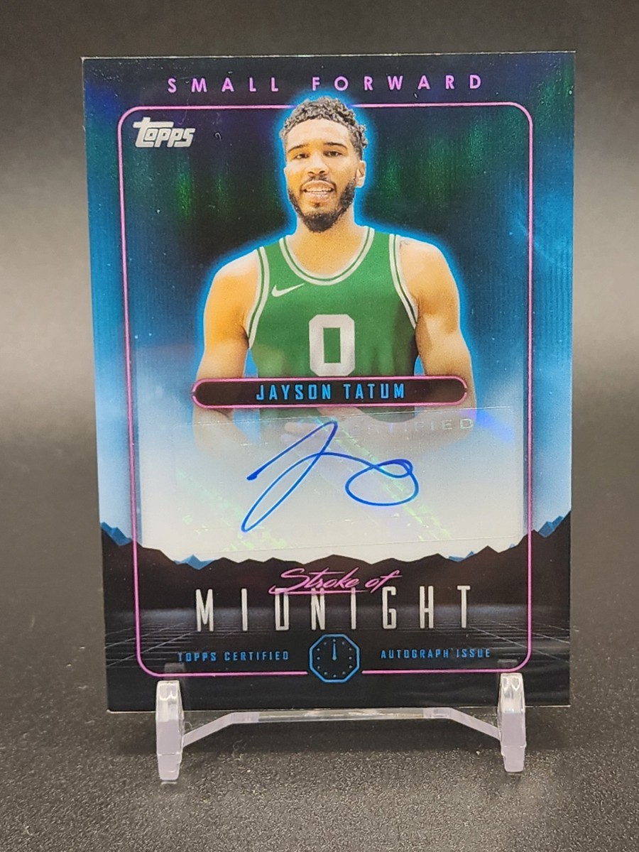 Jayson Tatum 2023-24 Topps Midnight #SMA-JT Stroke Of