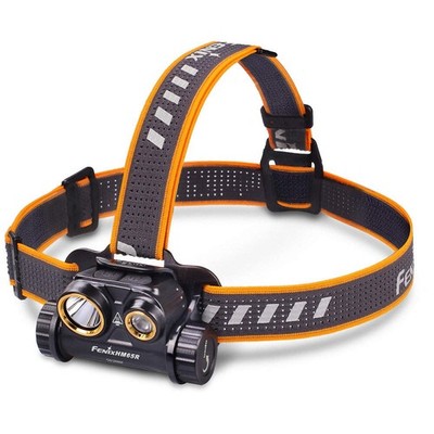 FENIX LIGHTING HM65R Headlamp,Alum;PolyCar,Black,1000lm 60UL84