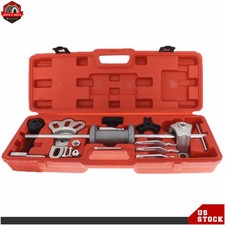 17 Slide Hammer Dent Puller Tool Kit Wrench Adapter Axle Bearing Hub Auto Set 17 Slide Hammer Dent Puller Tool Kit Wrench Adapter Axle Bearing Hub Auto Set