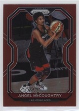 2021 Panini Prizm WNBA Red Prizm 86/299 Angel McCoughtry #44 0n64