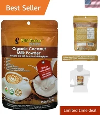 100% Organic Coconut Milk Powder - , Gluten-Free, 150g for Healthy Recipes
