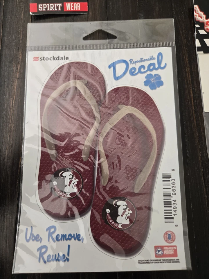 Florida State University FSU Imanes Calcomanías Pendientes Stockdale NUEVO LOTE SELLADO 10 Foto 3 de 4