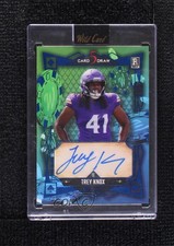 2024 5 Card Draw Modern Blue/Green Blue Foil /2 Trey Knox Rookie Auto RC 1co7. rookie card picture