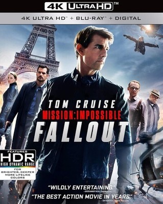 Mission: Impossible - Fallout [New 4K UHD Blu-ray] Dubbed, Subtitled, Widescre