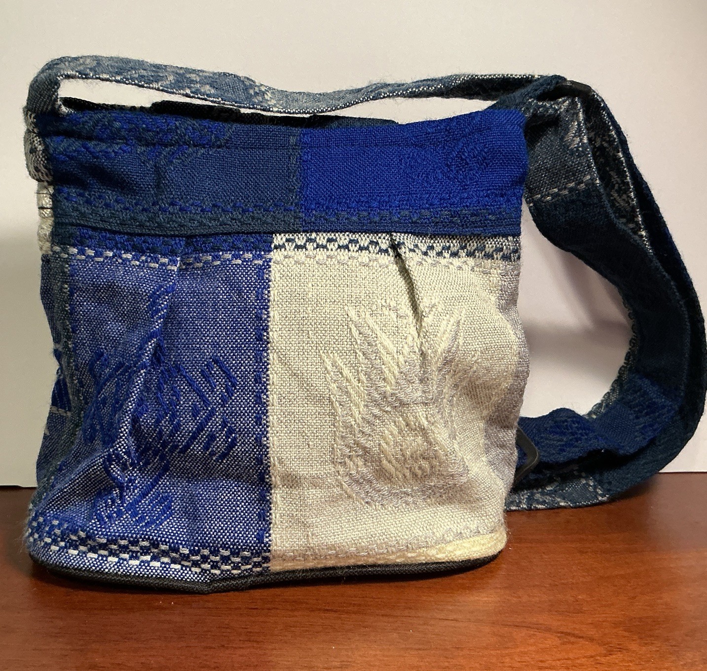 Handmade Patchwork Crossbody with Adjustable Stra… - image 2