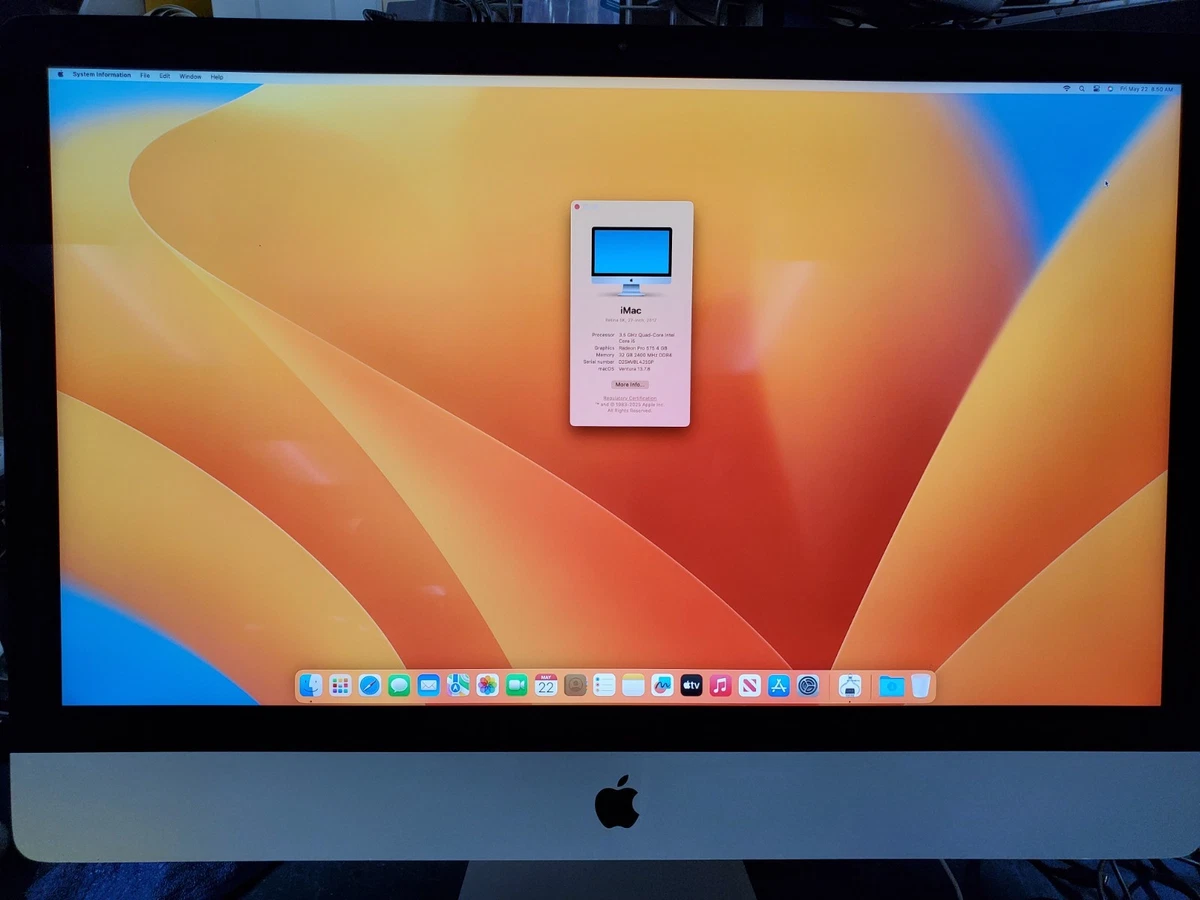 Apple iMac 32 GB RAM Apple Desktops & All - In - 2017 Release Year