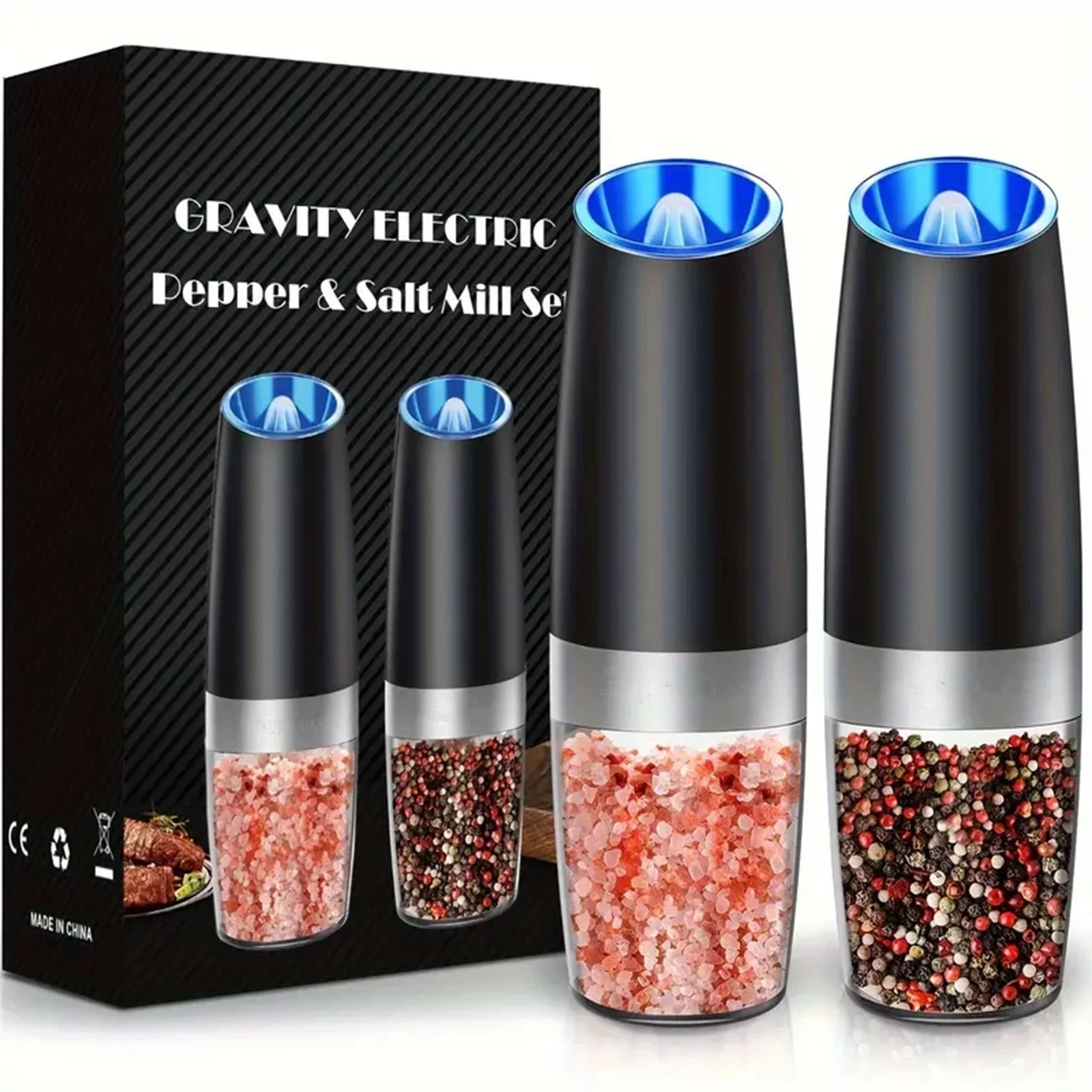 Gravity Electric Salt And Pepper Mill, Tilt To Grind Automatically, Battery Powe
Opens in a new wind