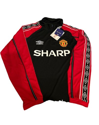 #ad Manchester United Umbro Half Zip Sharp XL $41.65