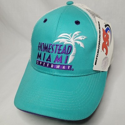 Vintage Early 2000s NASCAR Homestead-Miami Speedway Souvenir Cap FREE SHIPPING