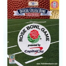 NCAA Football Rose Bowl Jersey Patch Capitol One Sponser 2021-2022 & FREESHIP