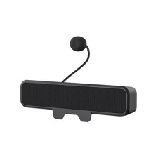 Space Saving Clamps On PC Speaker Plugs  Play USB Connection for Home Office