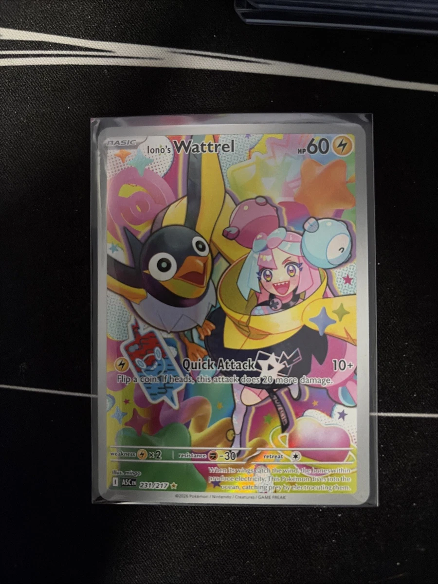 Iono's Wattrel Pokémon TCG Cards for sale | eBay