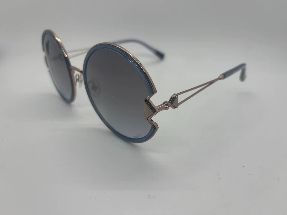 NUEVAS GAFAS DE SOL MISSONI MIS0074/S QWU9O AZUL DORADO 59-22-140 Viene con Juego Completo Foto 3 de 4