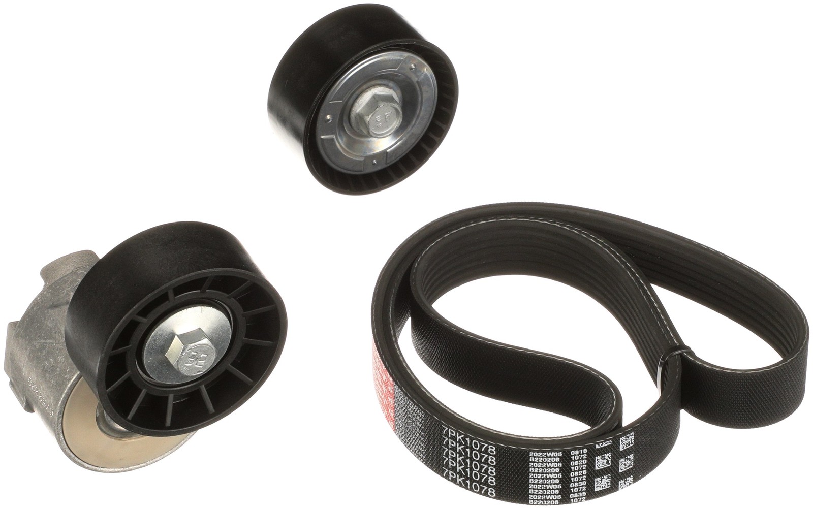 VRIBBED BELT SET K027PK1078 FOR FIAT DUCATO/Platform/Chassis/Van/Bus 2.3L 4cyl - Image 4