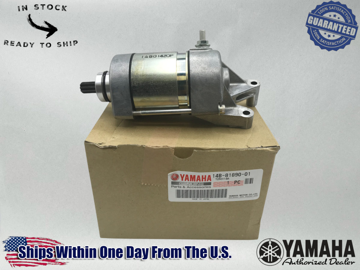 Yamaha Genuine OEM 2009-14 YZFR1 YZF R1 STARTER MOTOR ASSEMBLY 14B