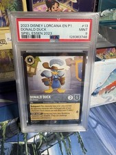 Disney Lorcana Donald Duck - Musketeer Spiel Essen Promo 2023 PSA 9