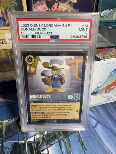 Donald Duck - Musketeer graded PSA 9 for sale on eBay