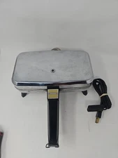 Vintage Vitantonio Pizzelle Chef 300 Stainles Italian Cookie Maker Iron - Works!