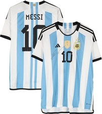 Lionel Messi Argentina National Team Signed 2024 adidas Jersey - World Cup Patch
