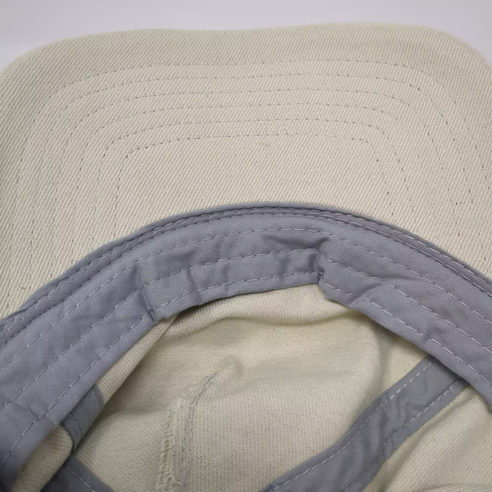 Beige Silver Baseball Cap Rhinestone Gemstone Emb… - image 8