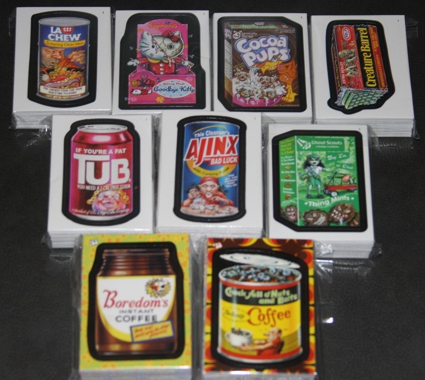 zackyページ WACKY PACKAGES ANS1 2 3 4 5 6 7 FB 1ST 2ND 9 MINT COMPLETE