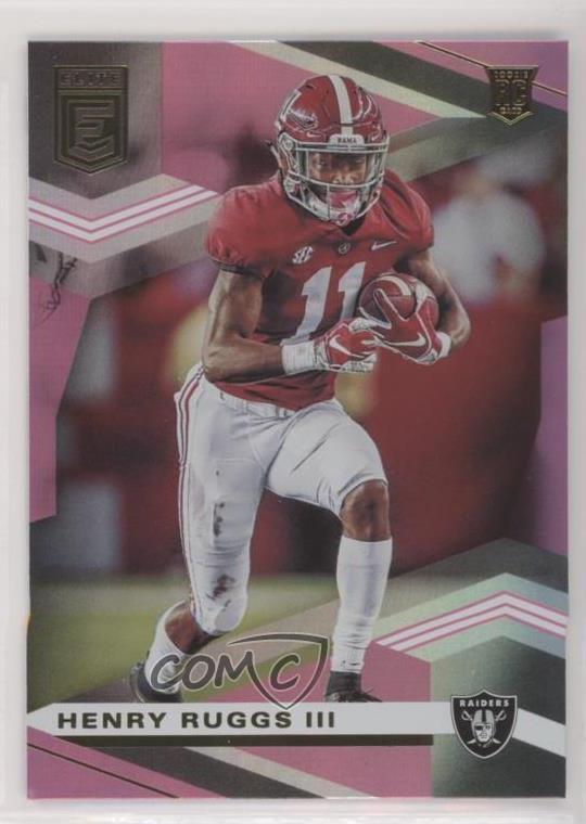2020 Panini Donruss Elite Rookies Pink Henry Ruggs III 112 Rookie RC eBay