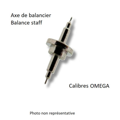 Axe De Balancier (balance Staff) Pour Mouvement Venus 188 - Marque KD89, Neuf Avec étiquette