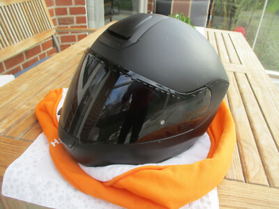 schuberth R2 Motorradhelm mattschwarz, Gr. 63, Schubert dunkeles Visier