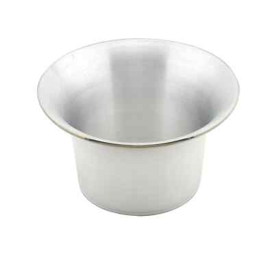 Mr. Gasket 46 Velocity Stack - Polished Aluminum 5 inch Tall x 8-1/2'' Diameter