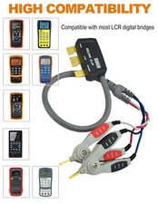 ZIBOO ZB-L100K LCR Test Clip Universal Digital Bridge Kelvin Test Line SMD Chip✦