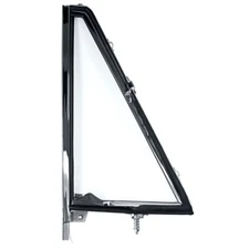 CJ Classic Trucks Vent Window Assembly Chrome Passenger-Side Bronco 1966-1977