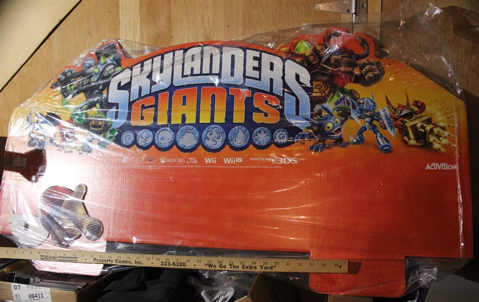 Skylanders Giants Partial Official Marketing Standee Activision 40+ Length  - Image 2 of 2