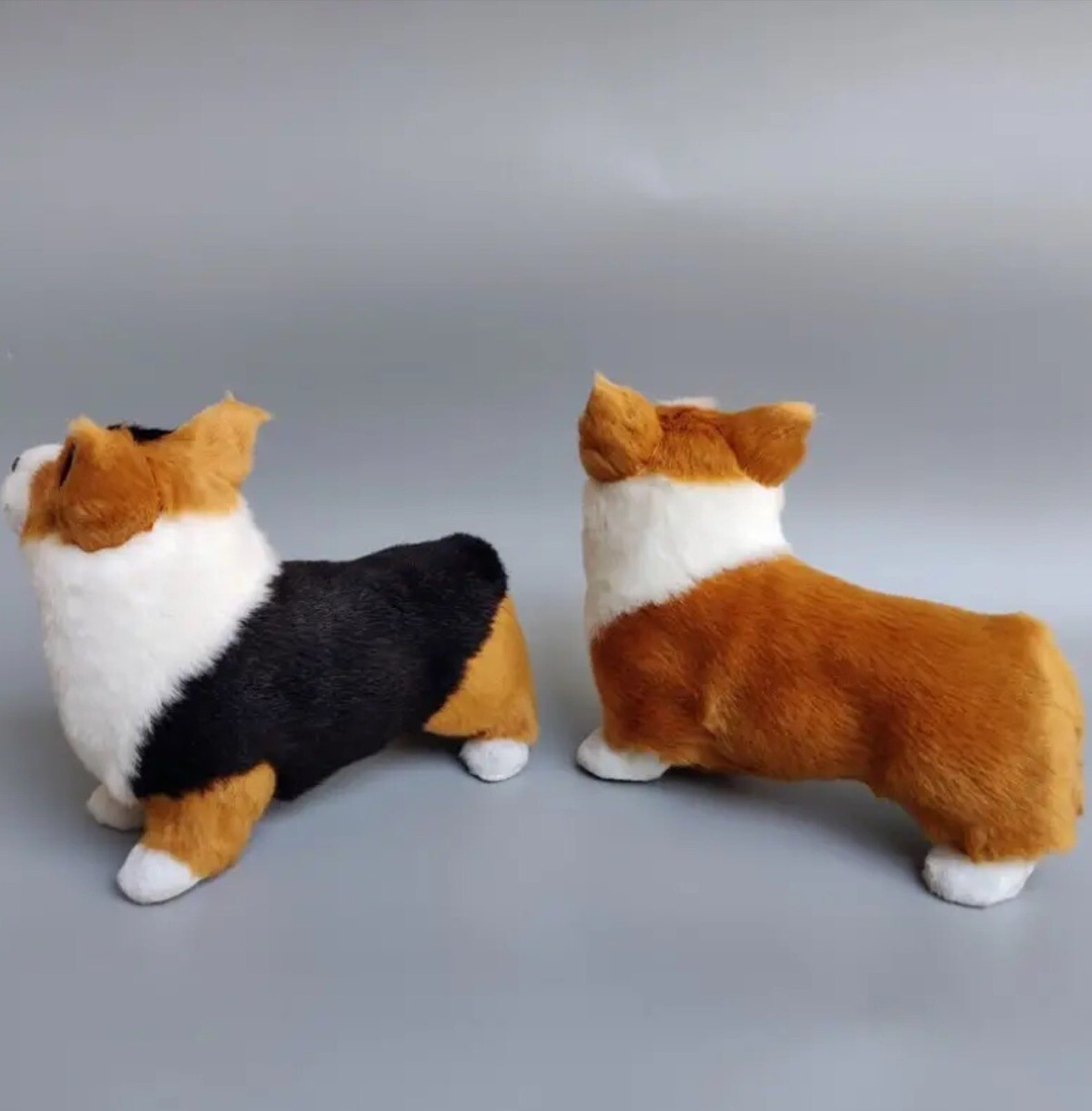 Plush TRI-COLOR CORGI Dog Stuffed Animal 8” X Adorable!! - Main Image