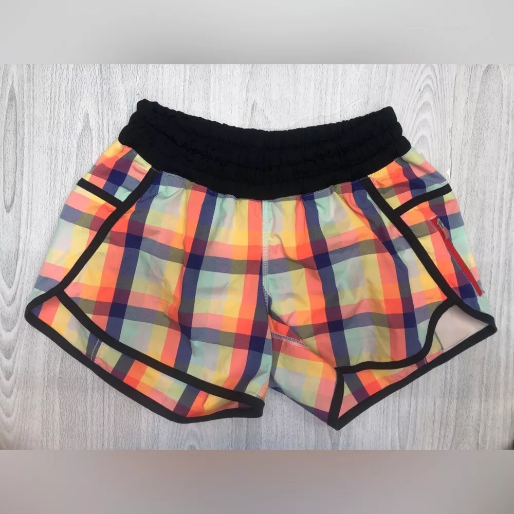 Lululemon plaid best sale shorts